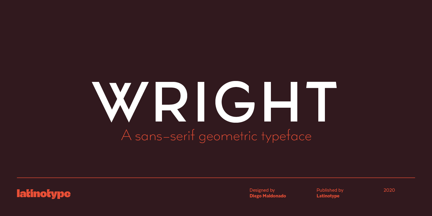 Wright Deco Regular Font preview